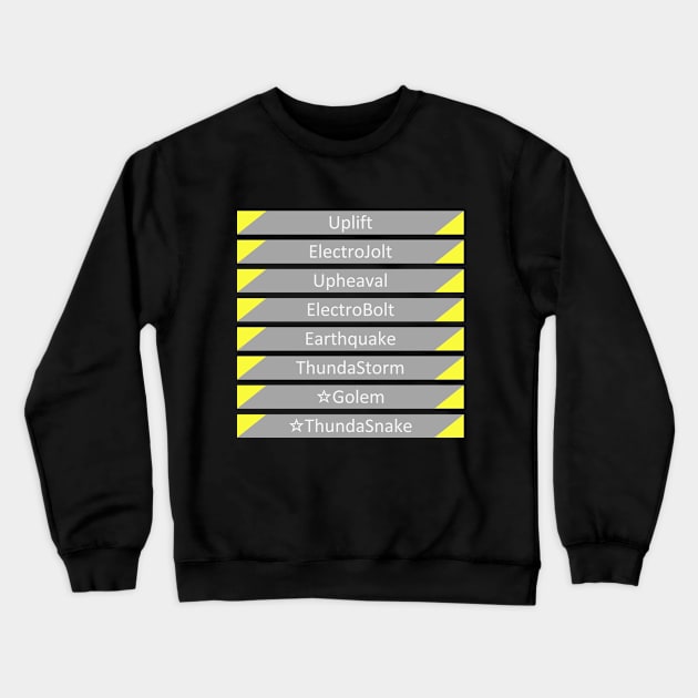 Chrono Cross Yellow Element Crewneck Sweatshirt by inotyler